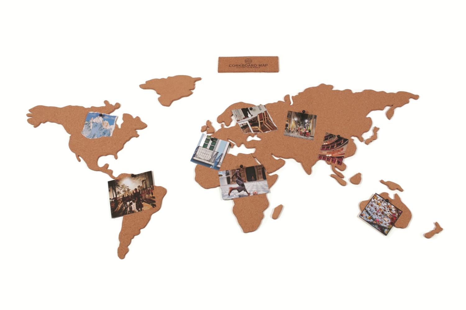Luckies 软木地图留言板/Corkboard Map