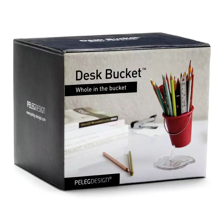 Peleg Design 创意悬浮笔筒/Desk Bucket Stationary Holder