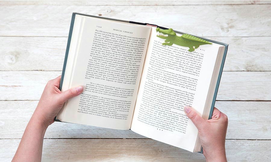 Peleg Design 鳄鱼书签/Crocomark Bookmark