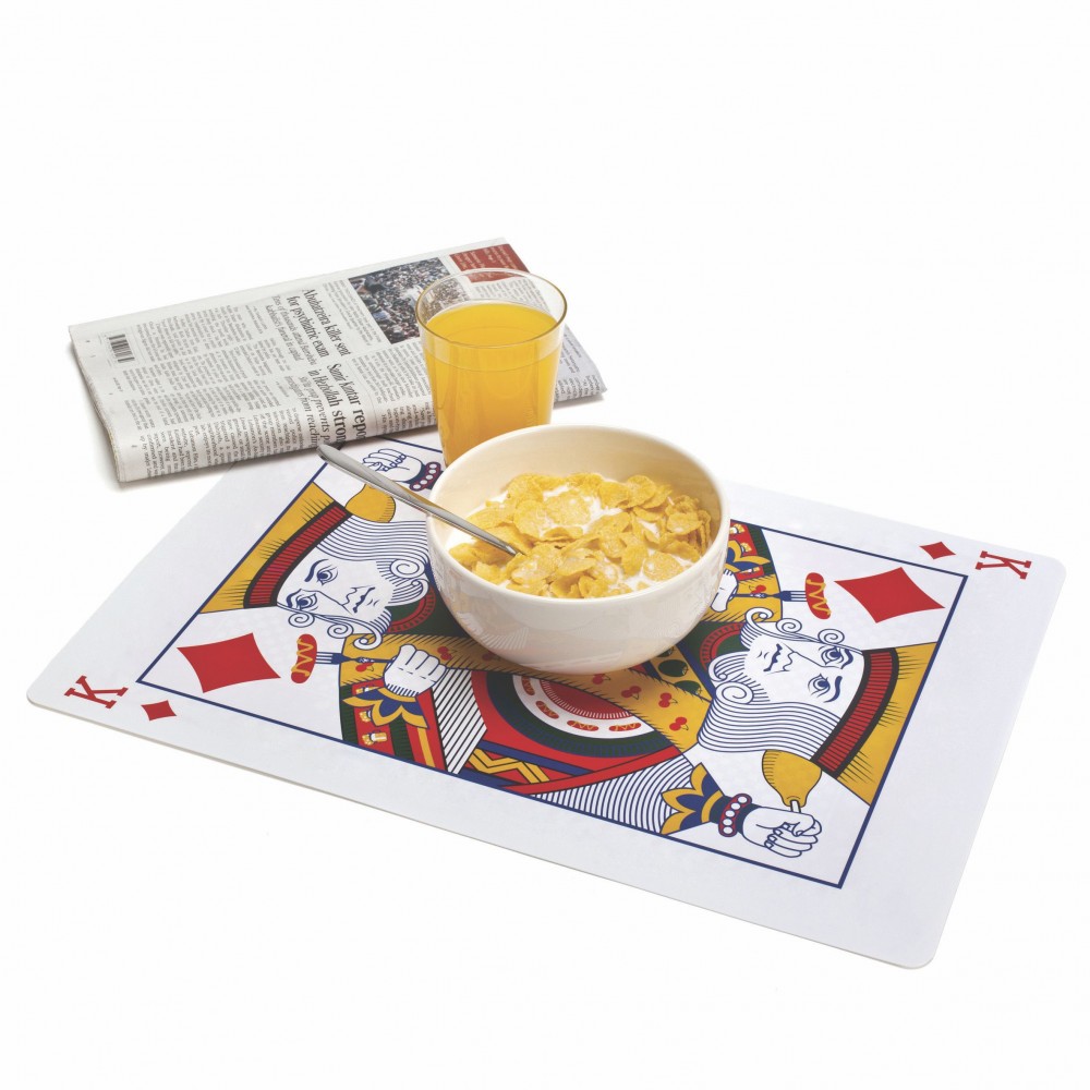 Peleg Design 创意皇家扑克牌餐桌垫四件组Royal Placemats